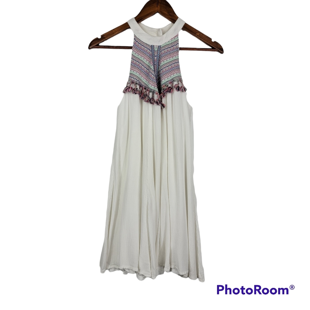 Lovposh White‎ Flowy Dress Sz Small